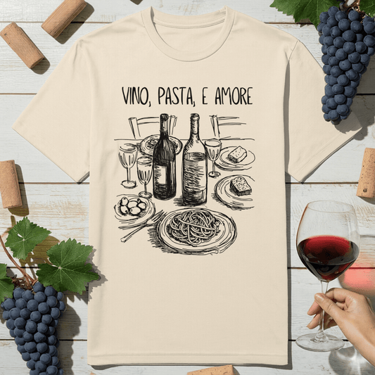 Vino Pasta Love T-Shirt