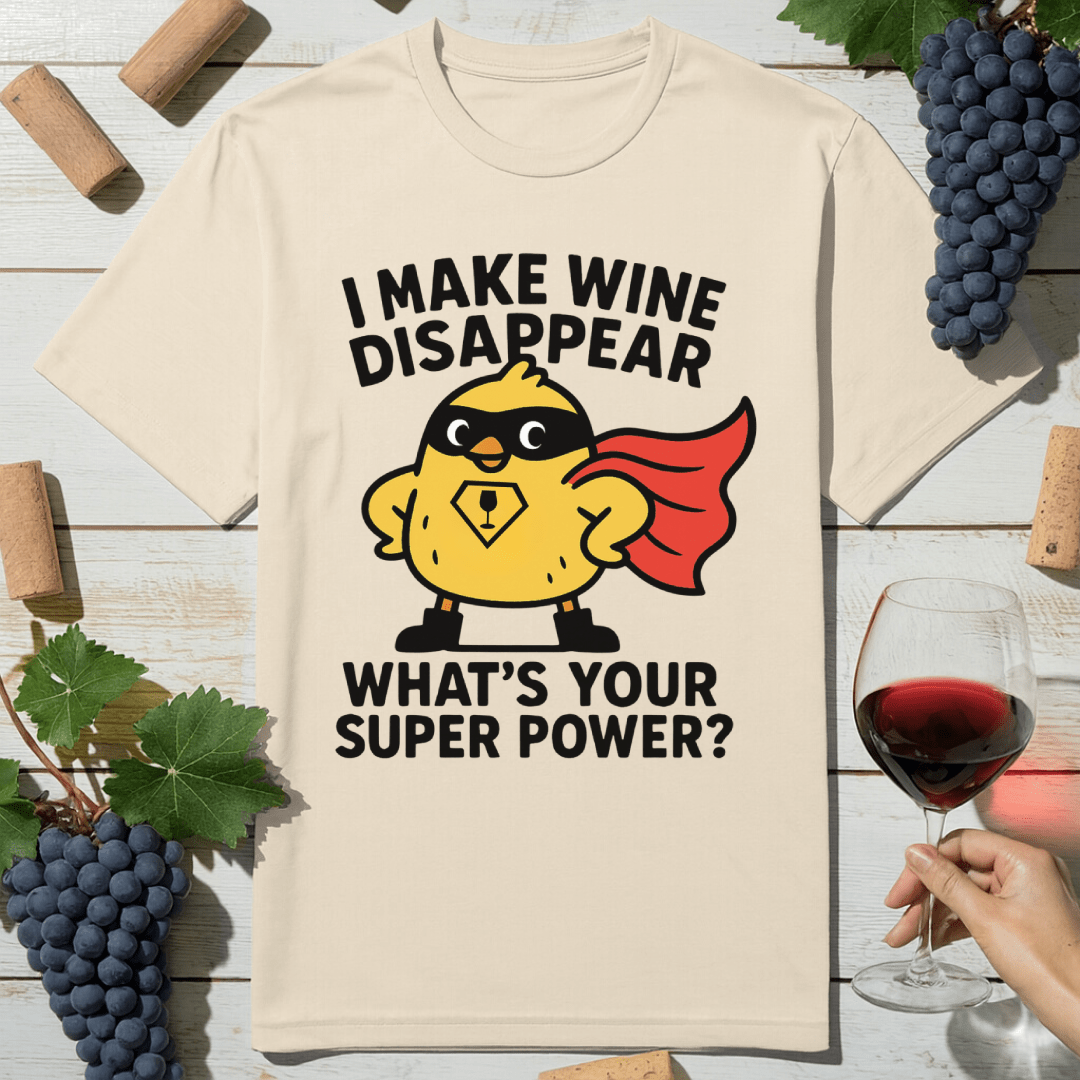 Wine Power Hero T-Shirt