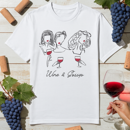 Wine and Gossip T-Shirt