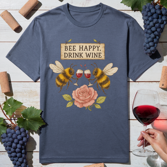 Bee Wine Happy T-Shirt