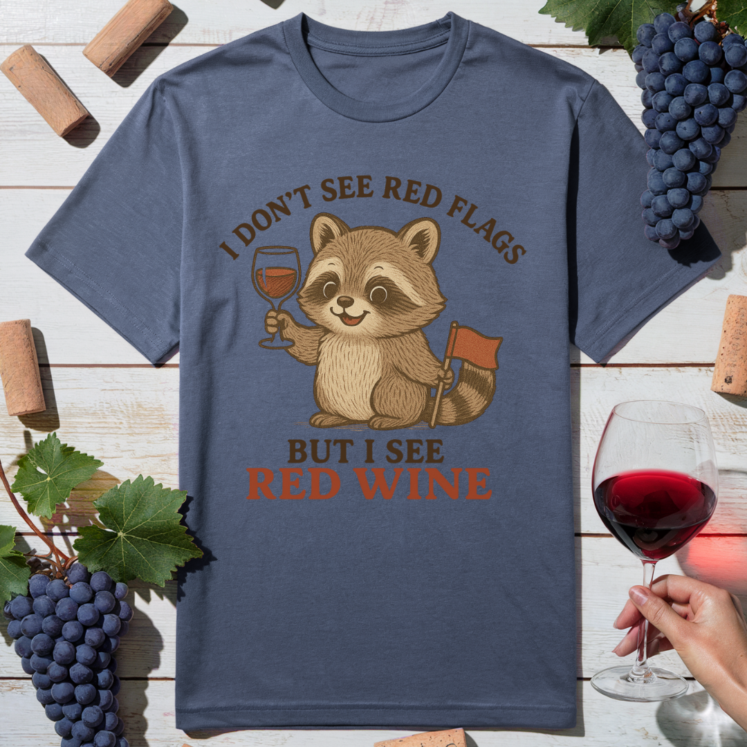 Raccoon Wine T-Shirt