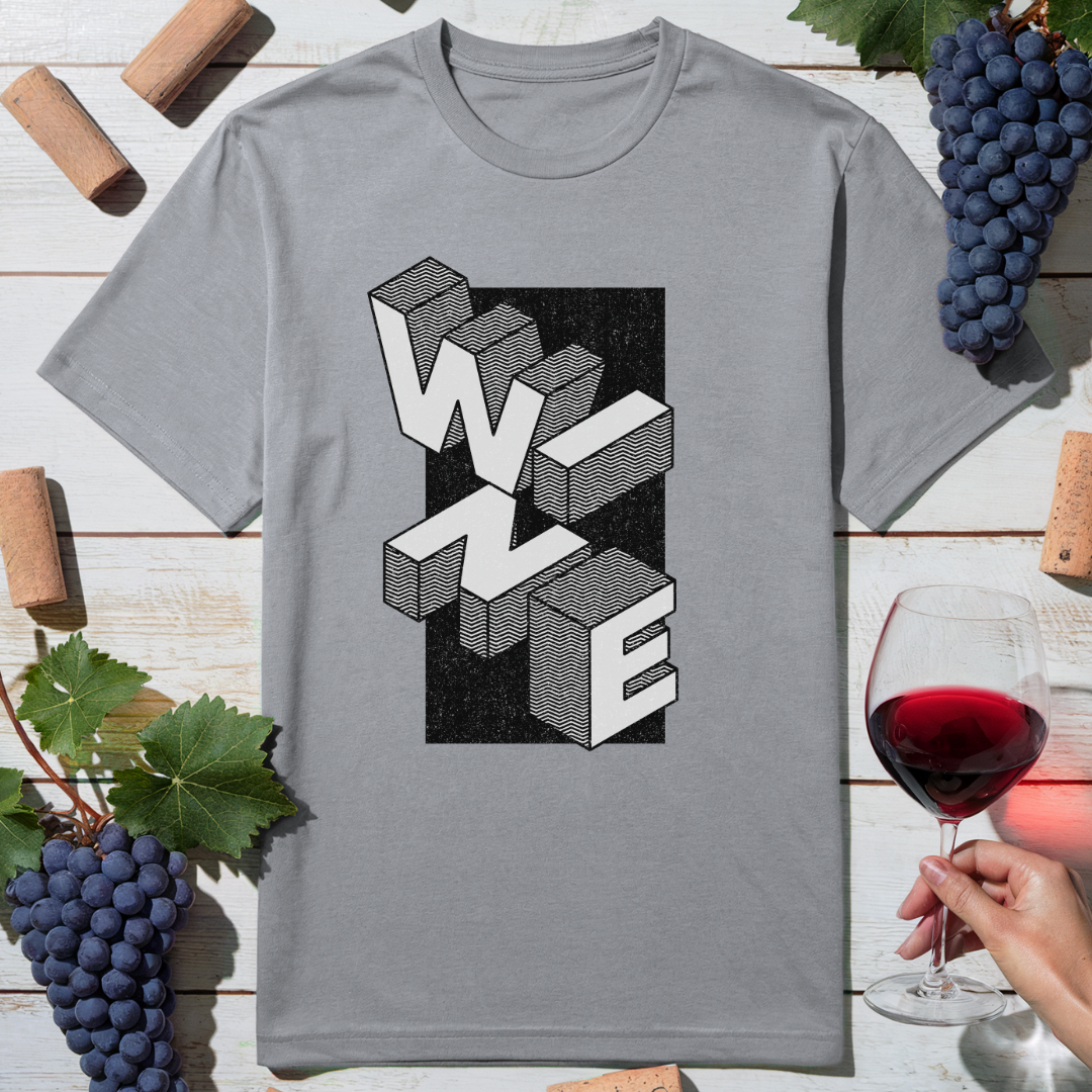Geometric Wine T-Shirt
