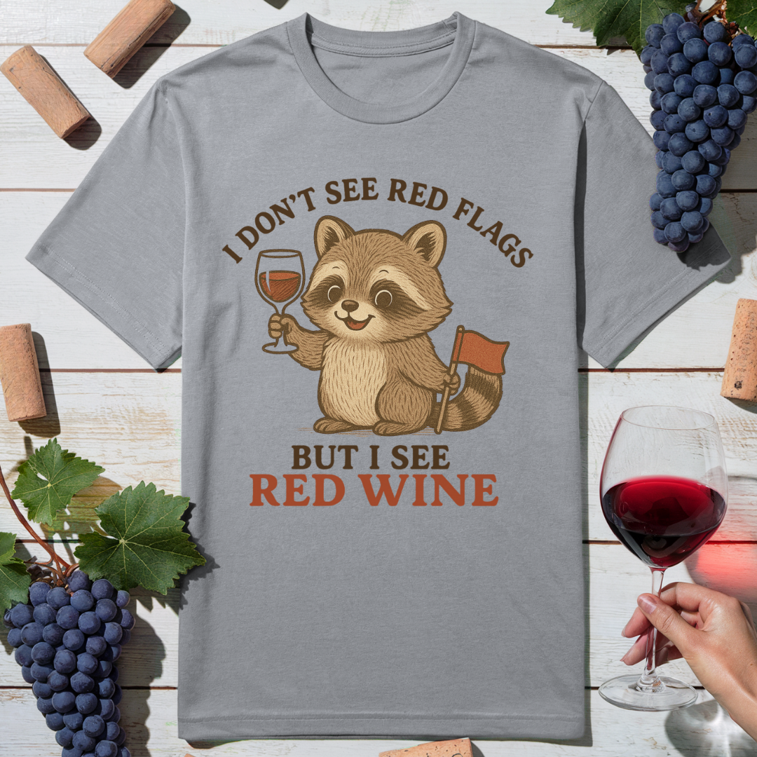 Raccoon Wine T-Shirt