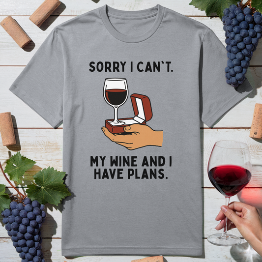 Wine Date Plans T-Shirt