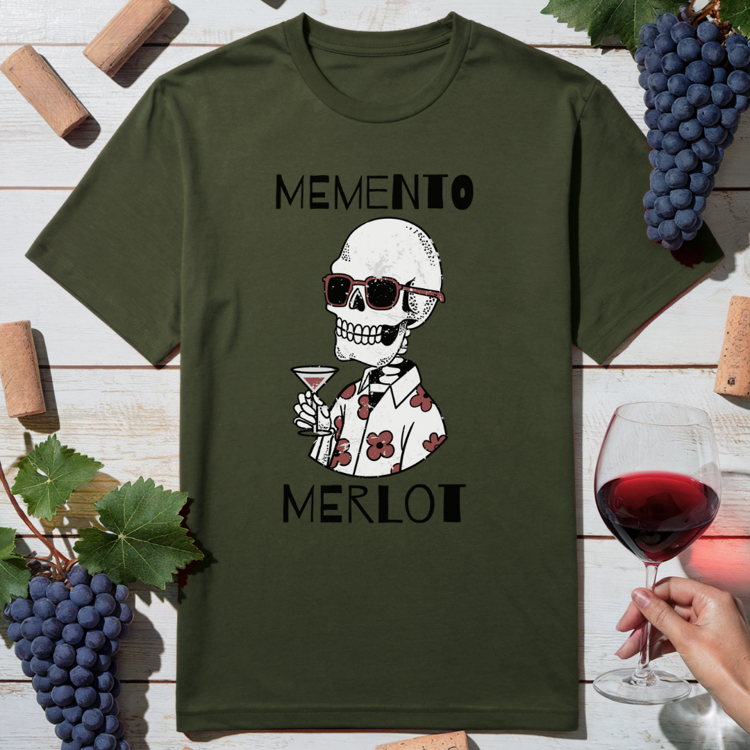 Skeleton Merlot T-Shirt