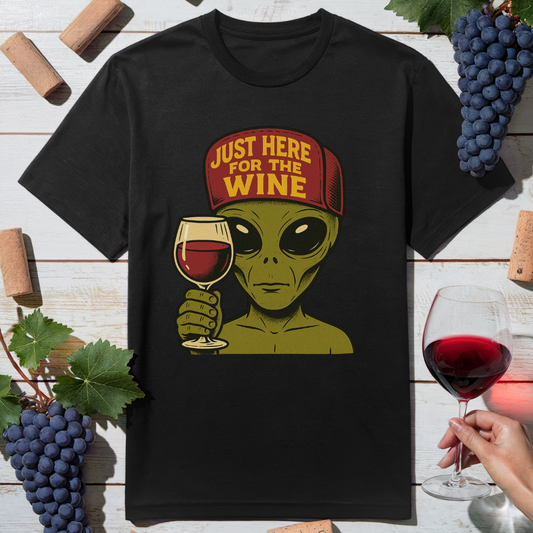 Alien Wine Lover T-Shirt