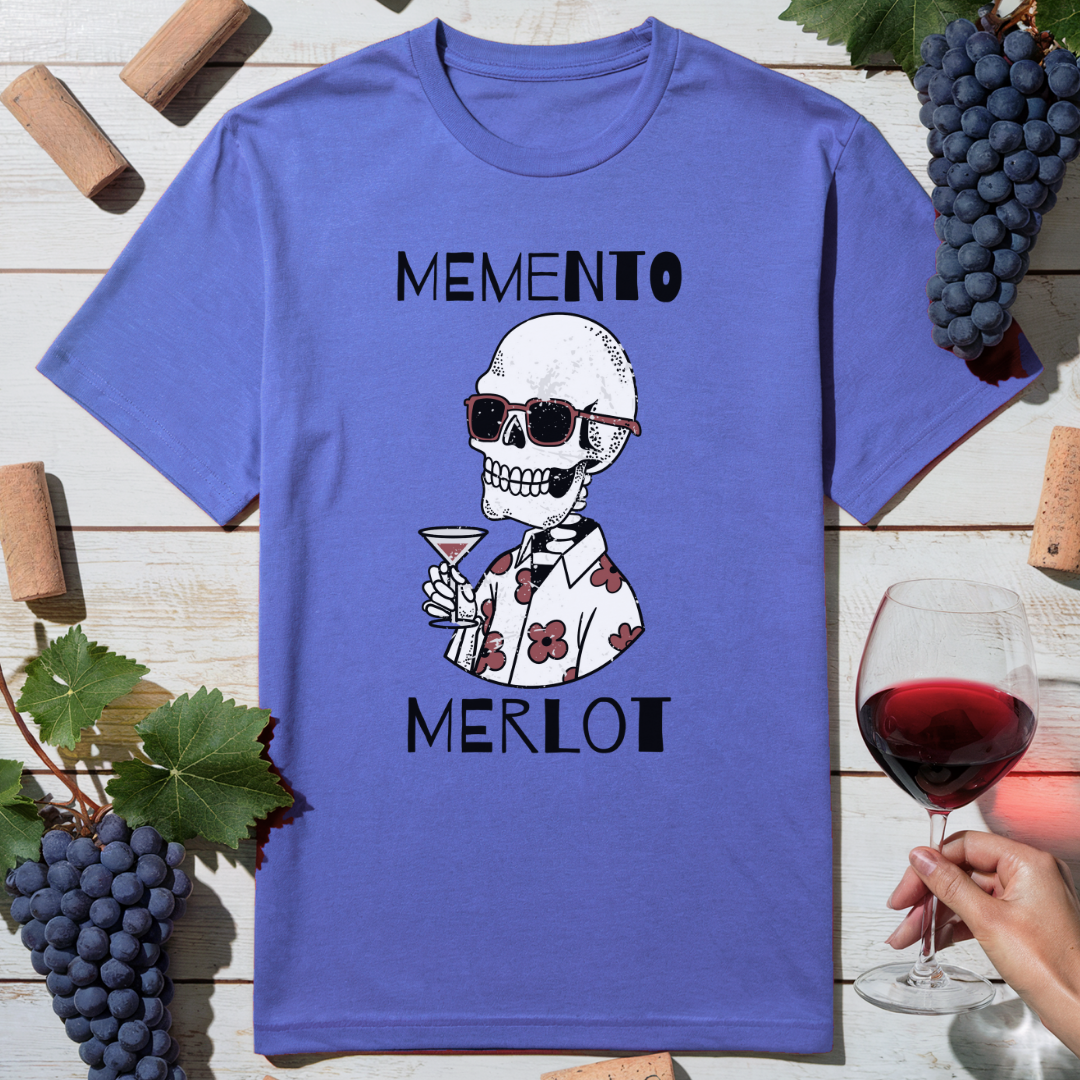 Skeleton Merlot T-Shirt