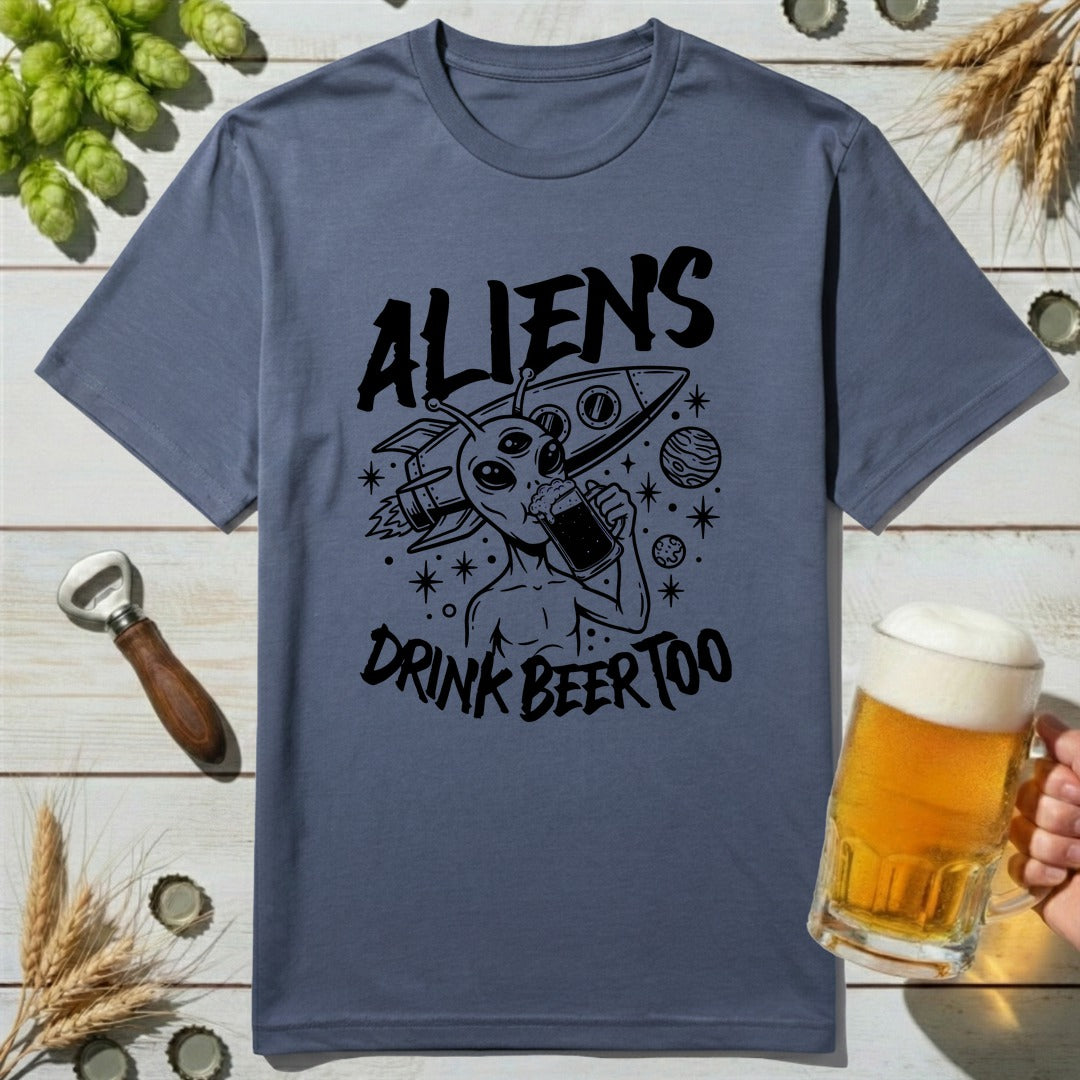 Aliens Drink T-Shirt