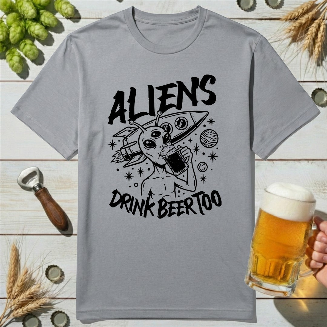 Aliens Drink T-Shirt