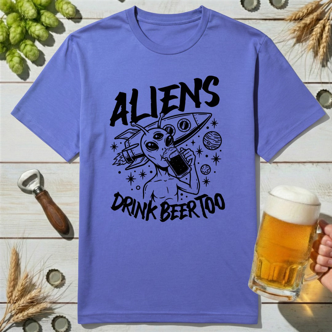 Aliens Drink T-Shirt