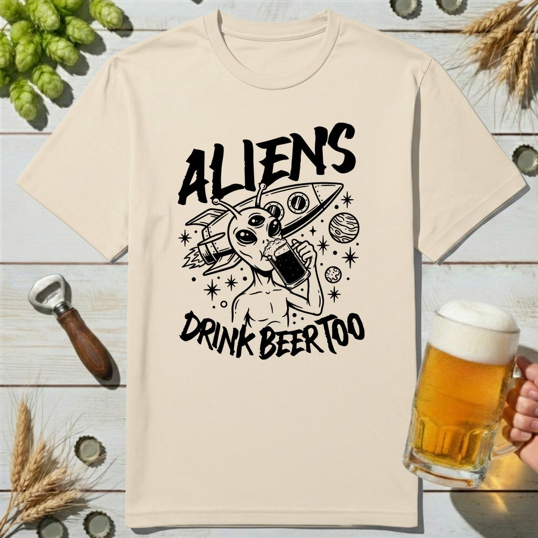 Aliens Drink T-Shirt