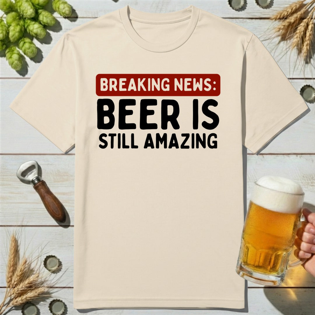 Breaking News Beer T-Shirt
