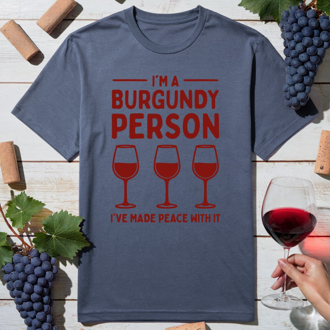 Burgundy Person T-Shirt