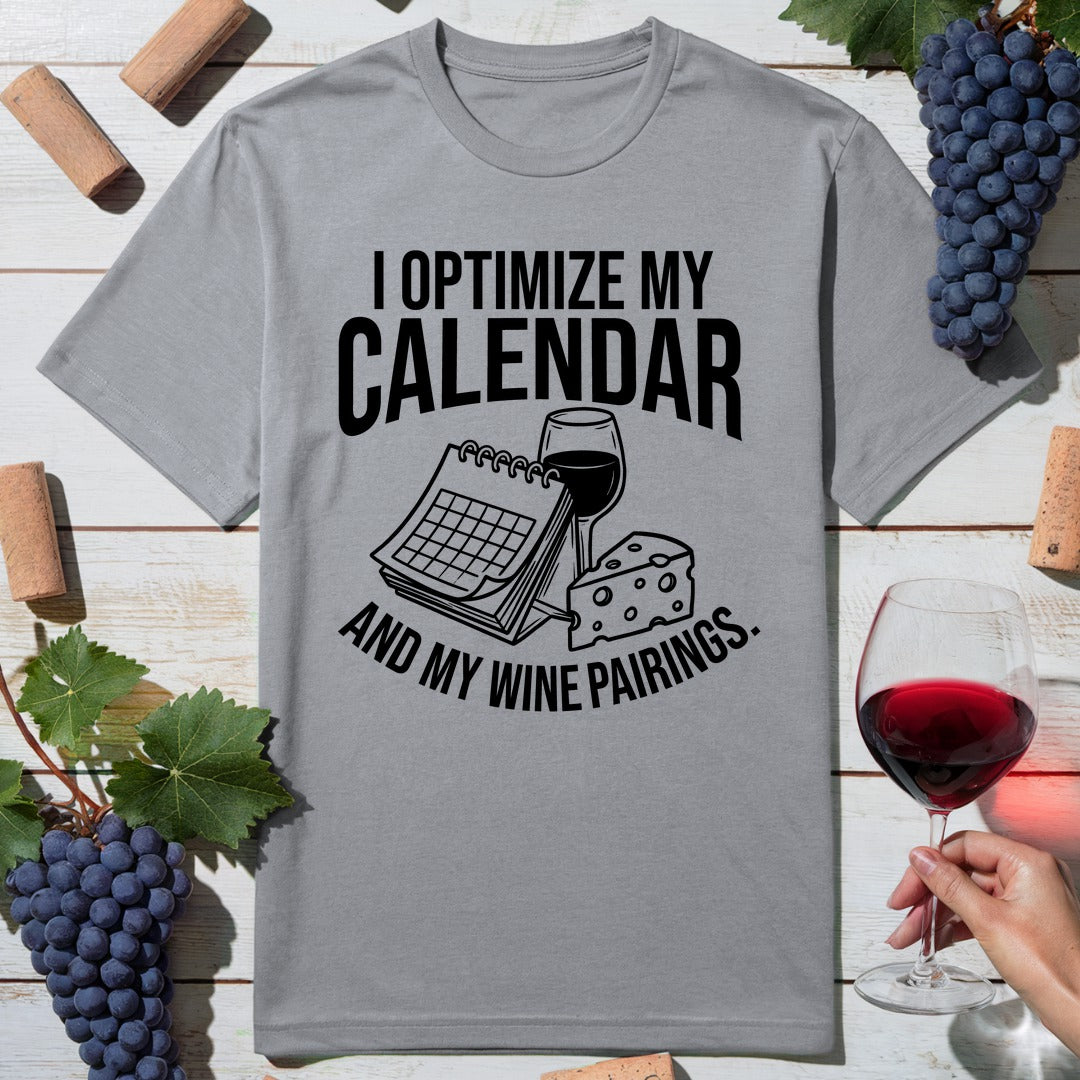 Calendar Wine Pairing T-Shirt