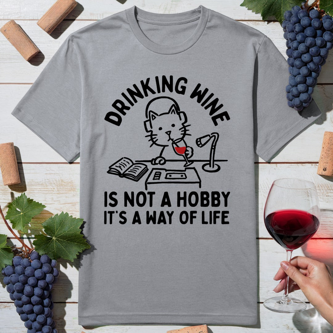 Cat Wine T-Shirt