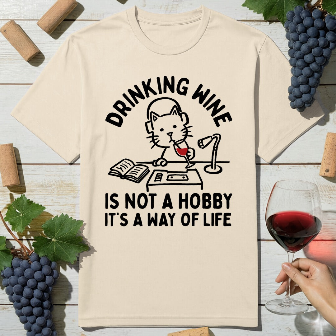 Cat Wine T-Shirt
