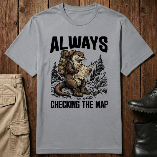 Checking Map T-Shirt