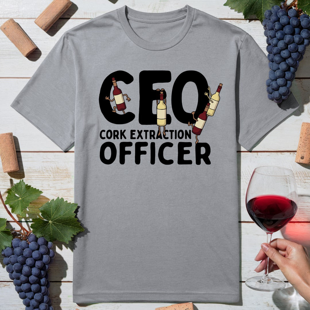 Cork Extraction Wine T-Shirt