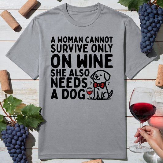 Dachshund Wine T-Shirt