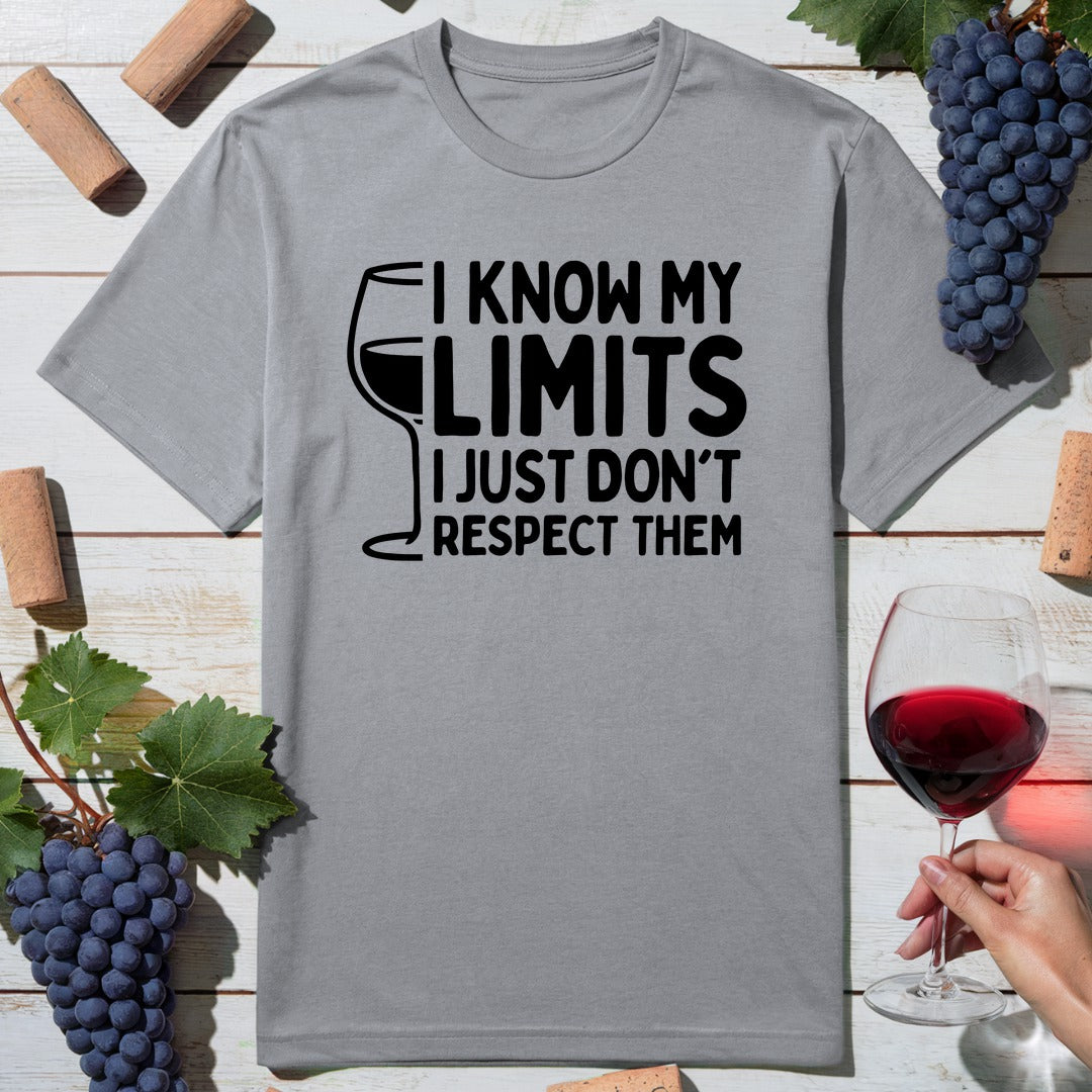 Disregarding Limits Wine T-Shirt