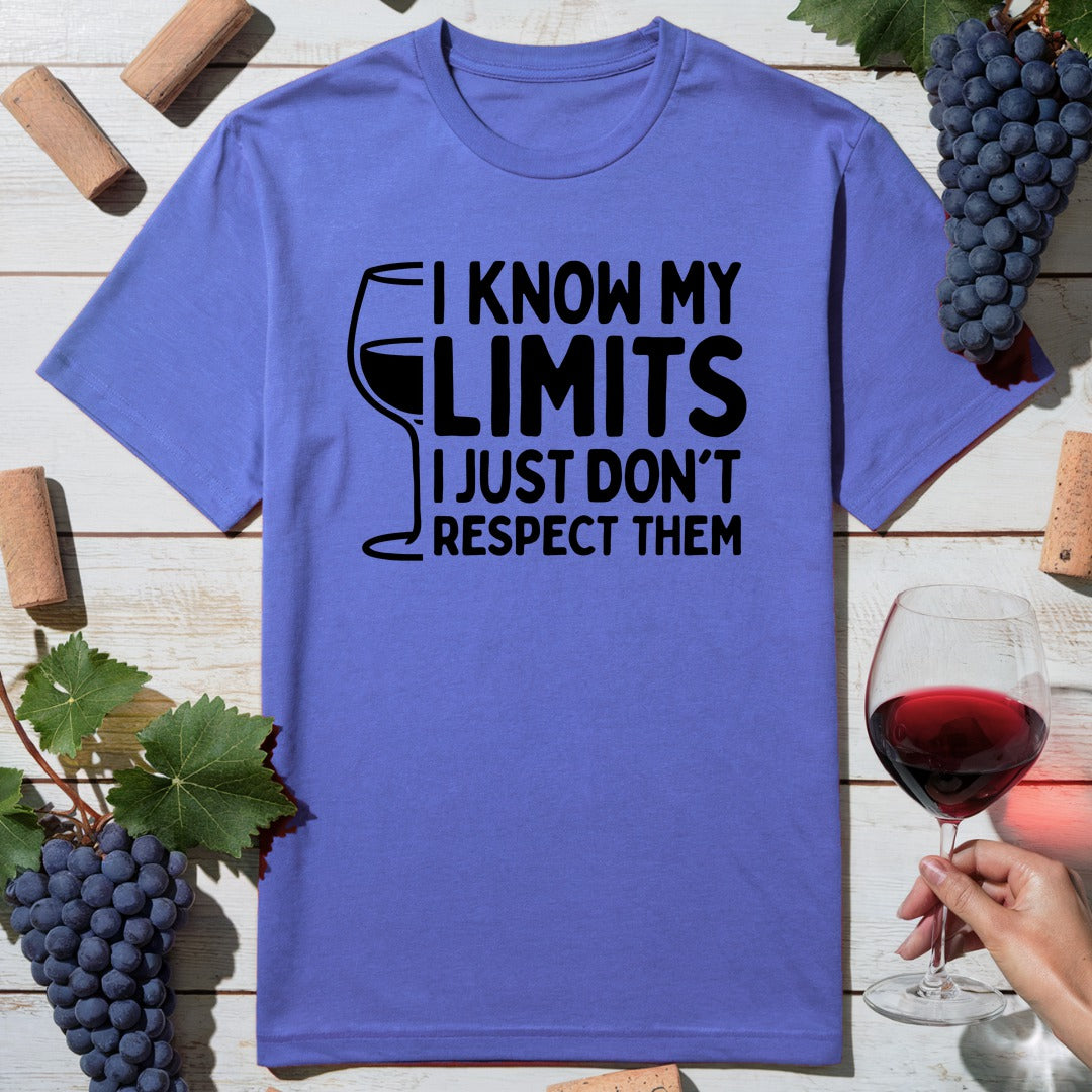 Disregarding Limits Wine T-Shirt