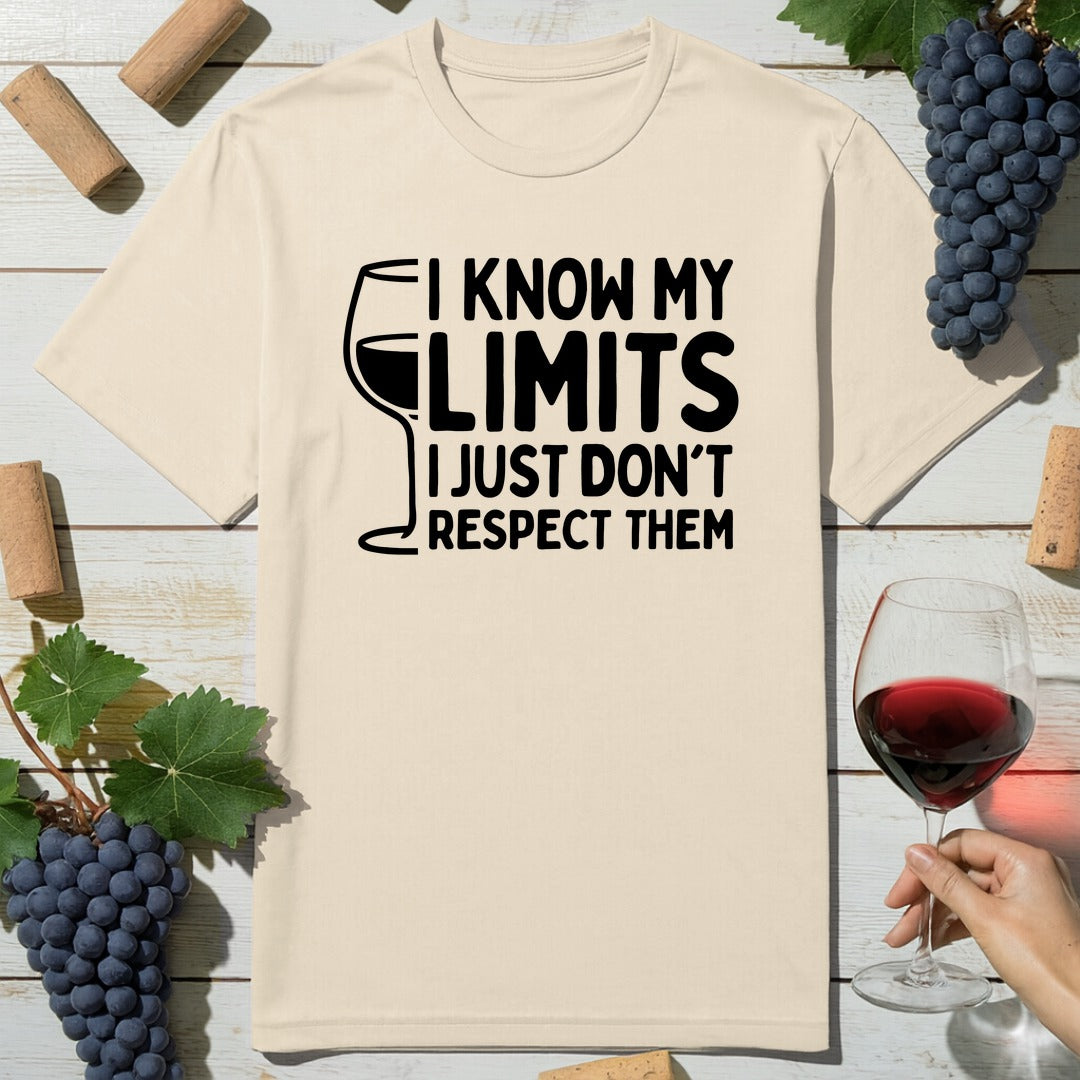 Disregarding Limits Wine T-Shirt