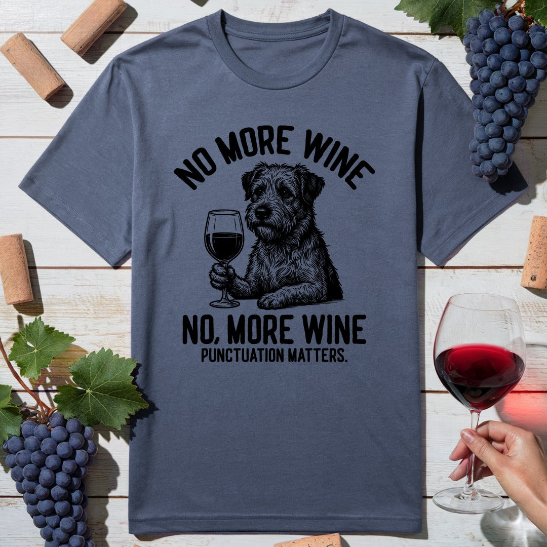 Dog Grammar Wine T-Shirt
