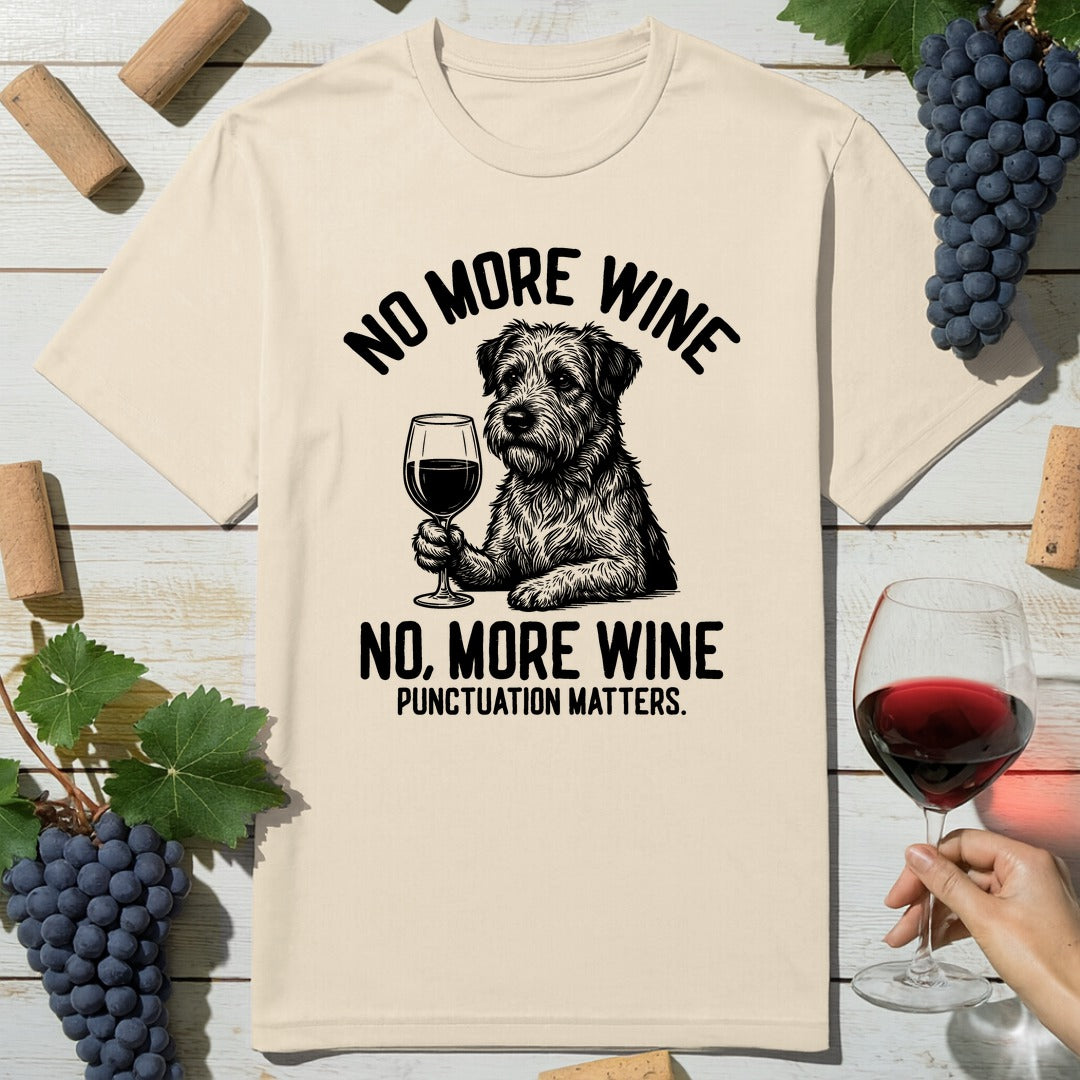 Dog Grammar Wine T-Shirt