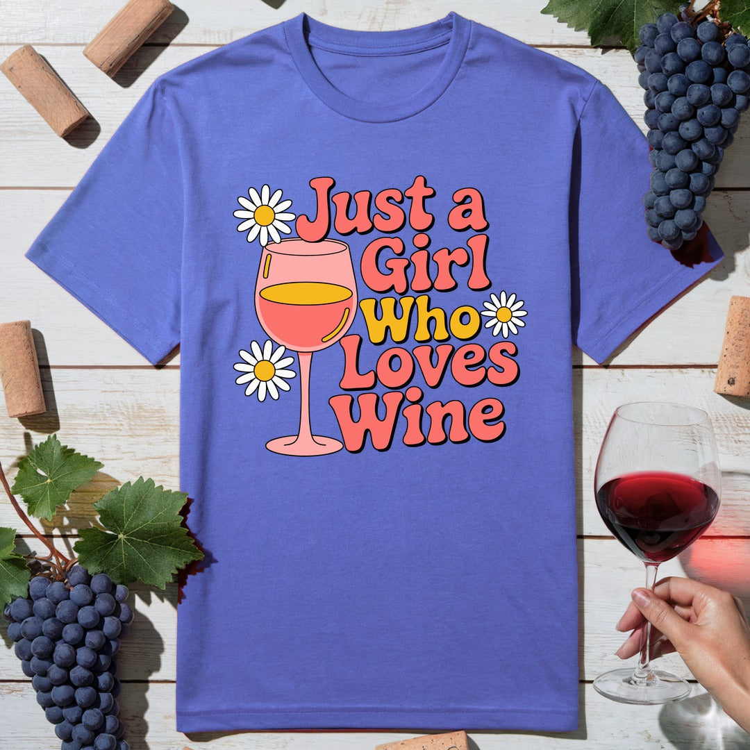 Floral Wine Lover T-Shirt