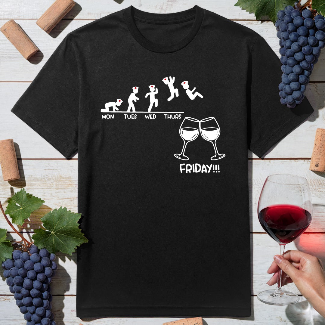 Friday Wine Dive T-Shirt