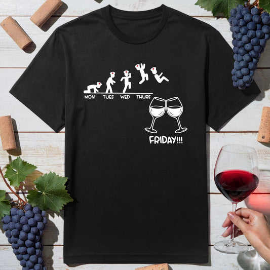 Friday Wine Dive T-Shirt