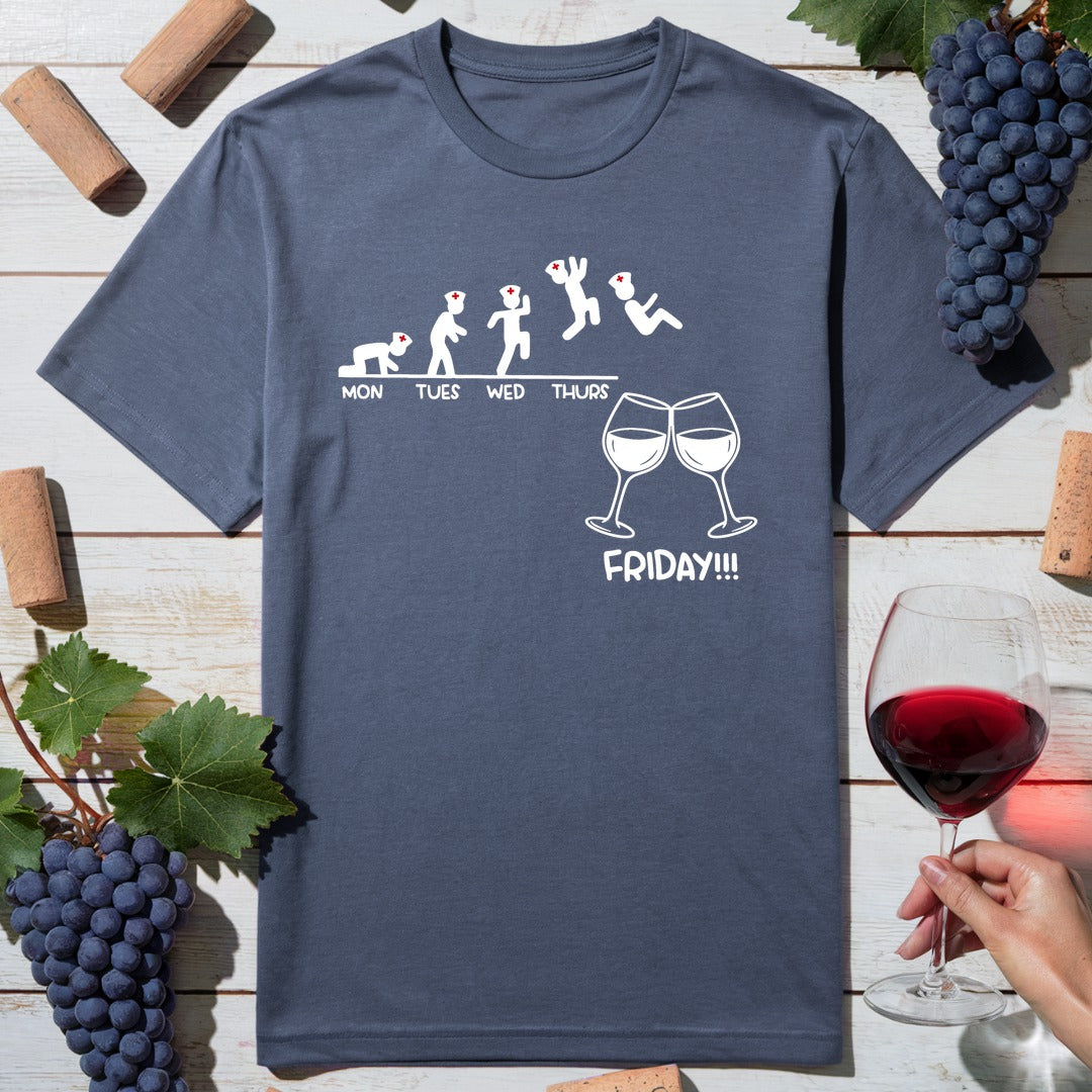 Friday Wine Dive T-Shirt