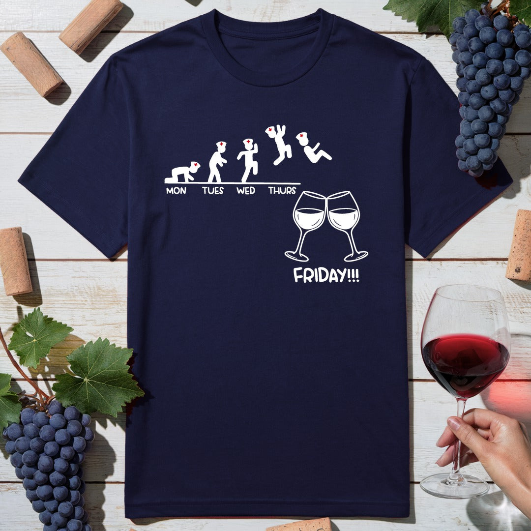 Friday Wine Dive T-Shirt