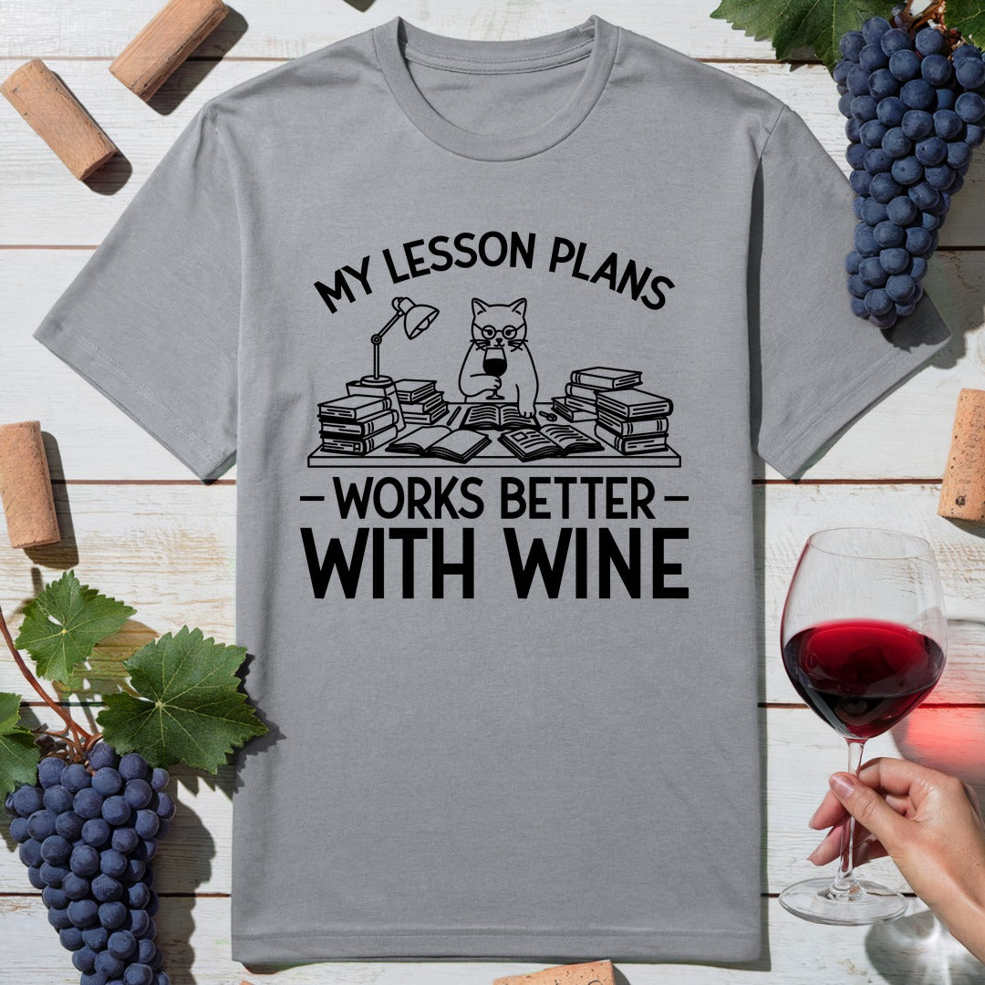 Lesson Plan Wine T-Shirt