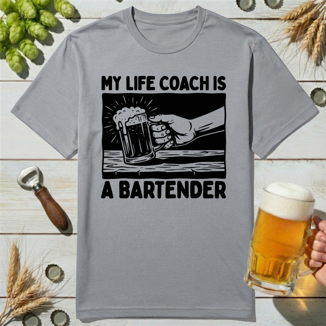 Life Coach Bartender T-Shirt