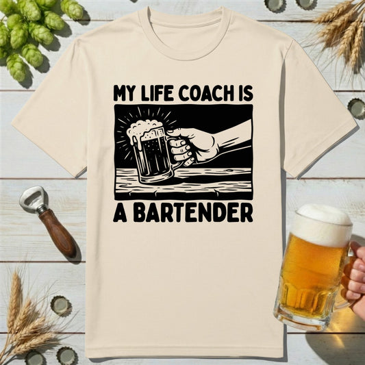 Life Coach Bartender T-Shirt