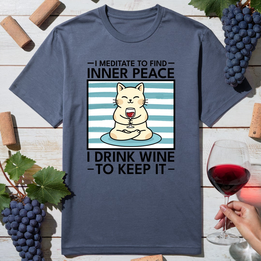 Meditate Wine T-Shirt