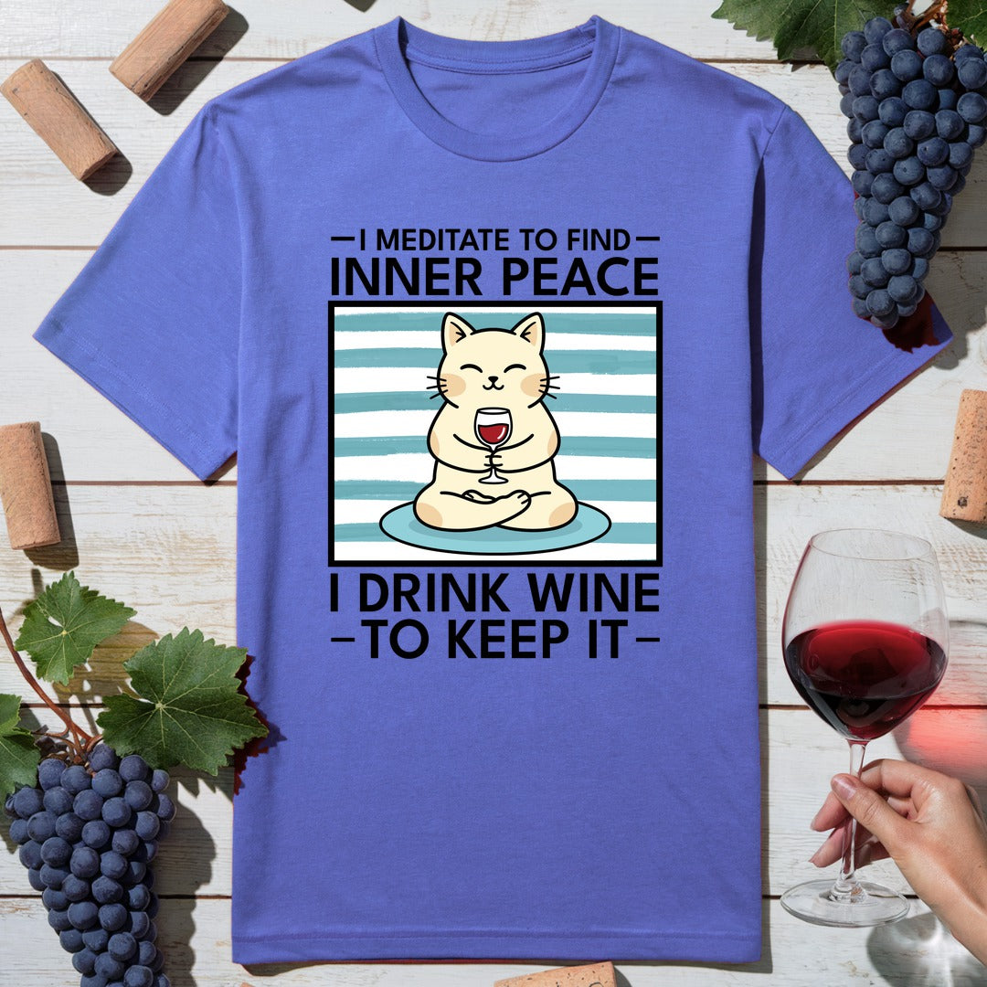 Meditate Wine T-Shirt
