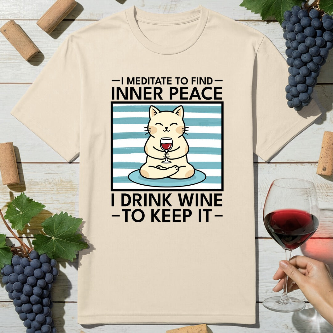Meditate Wine T-Shirt