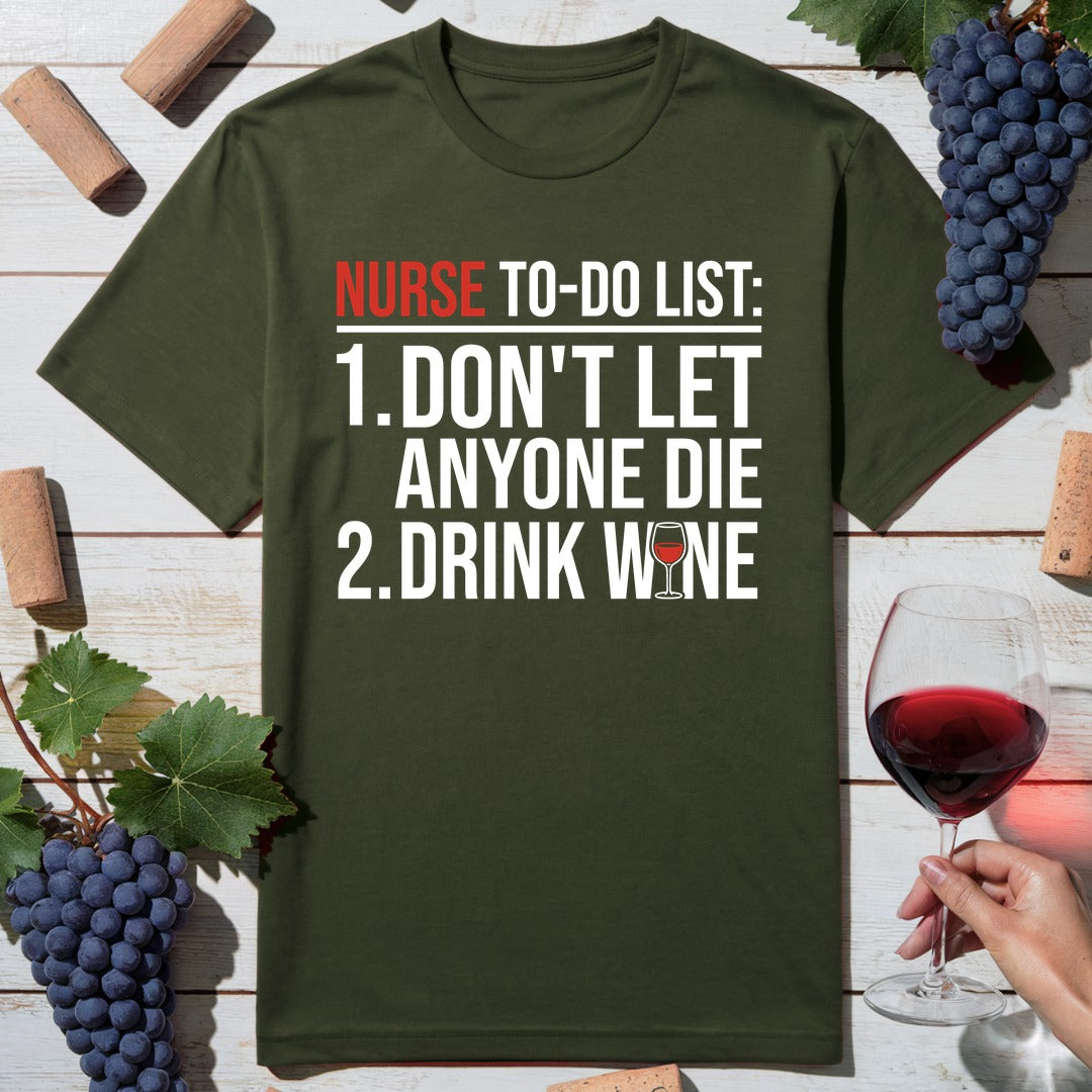 Nurse Wine T-Shirt