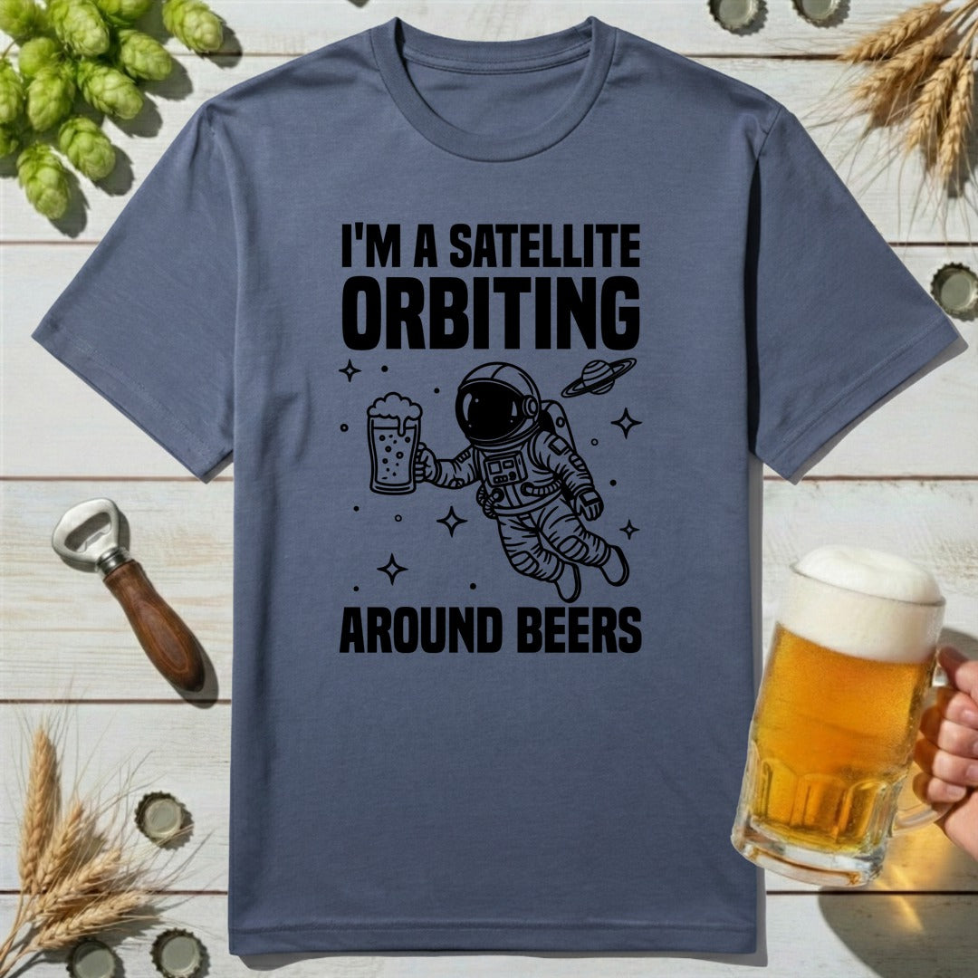 Orbiting Satellite T-Shirt