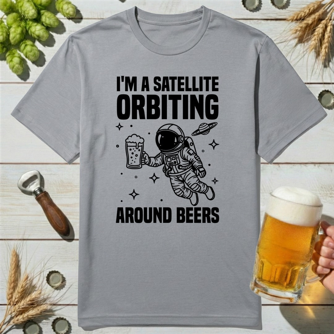Orbiting Satellite T-Shirt