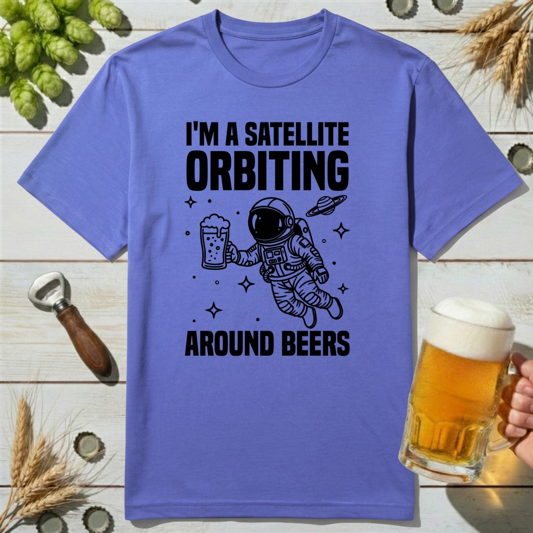 Orbiting Satellite T-Shirt