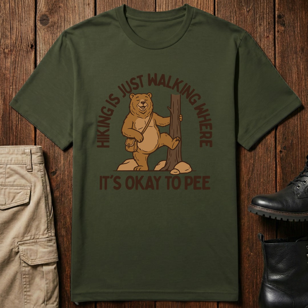 Peeing Bear T-Shirt