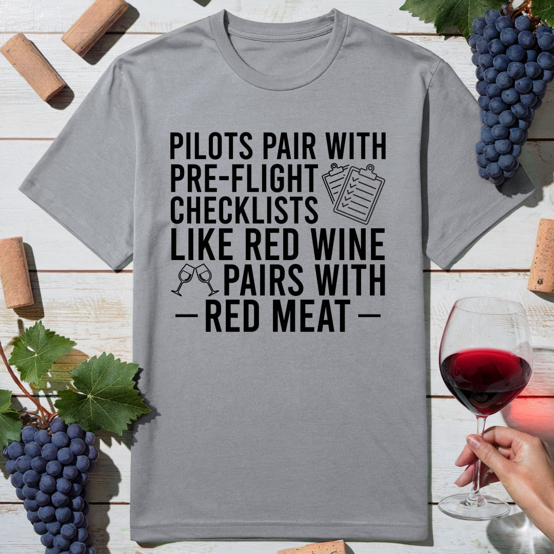 Pilot Checklist T-Shirt