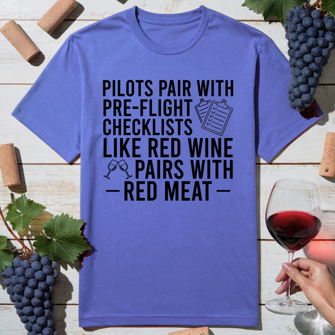 Pilot Checklist T-Shirt