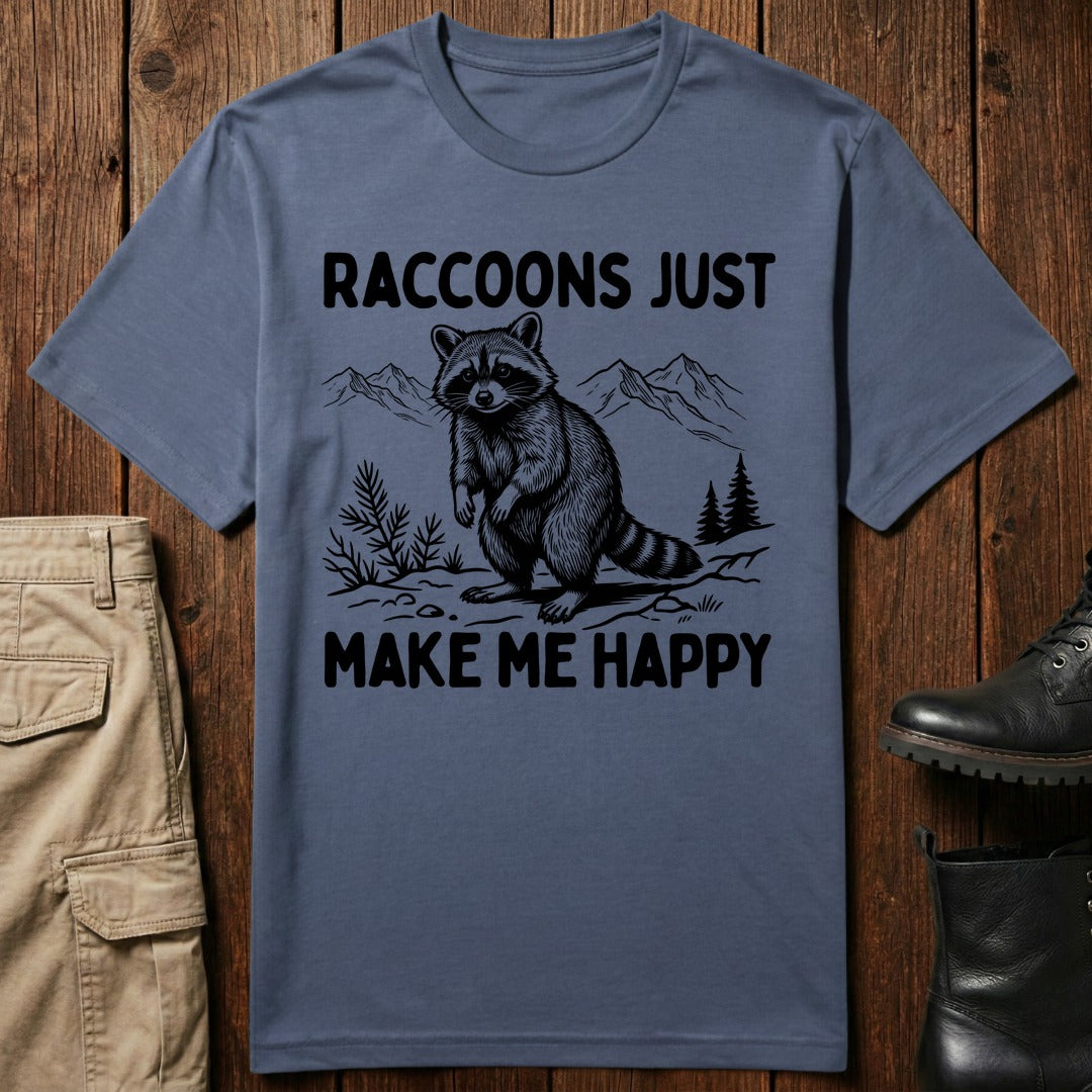 Raccoon Cheer T-Shirt