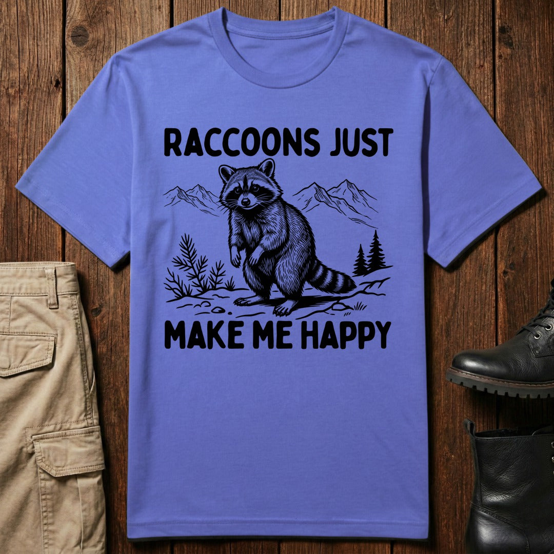 Raccoon Cheer T-Shirt