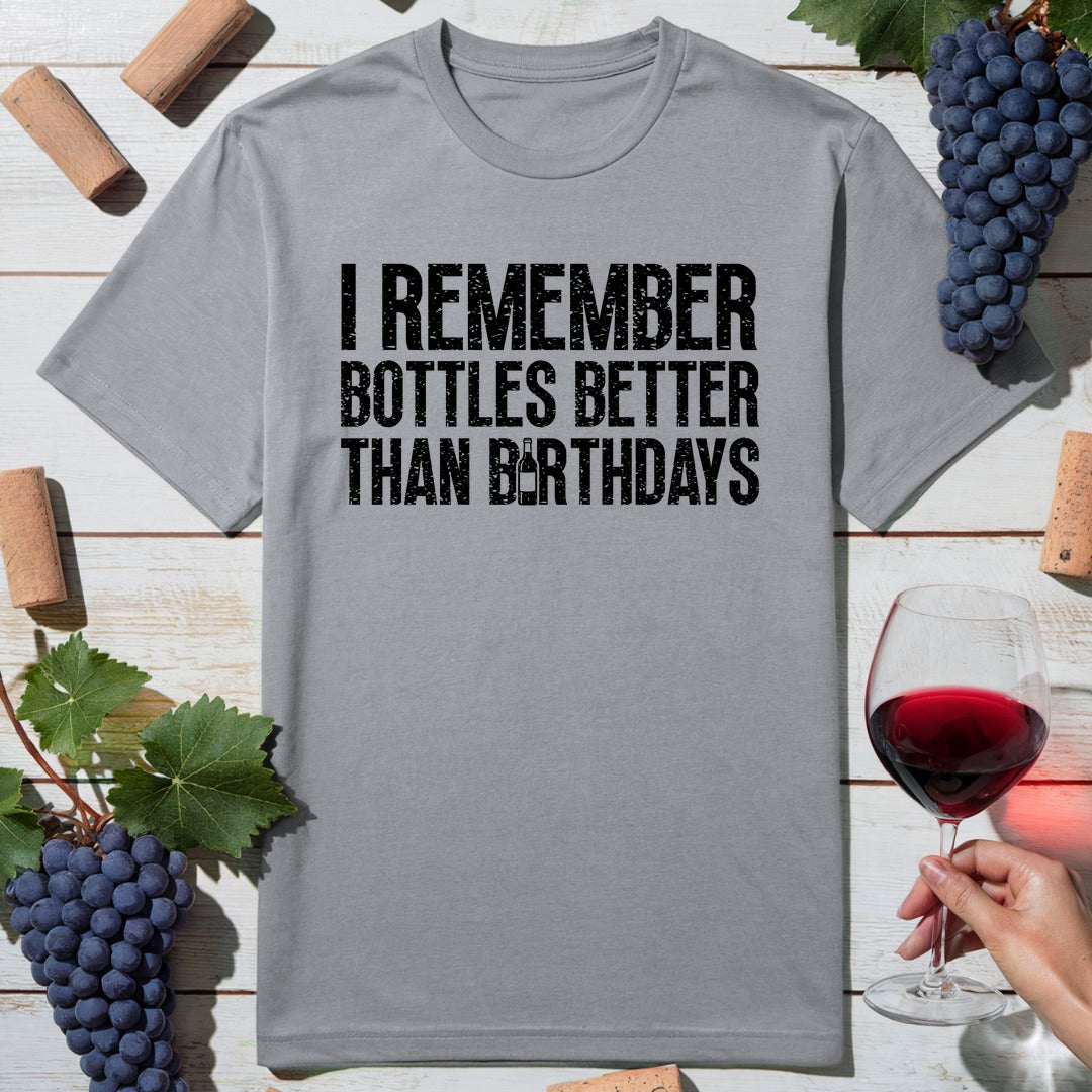 Remembering Bottles T-Shirt