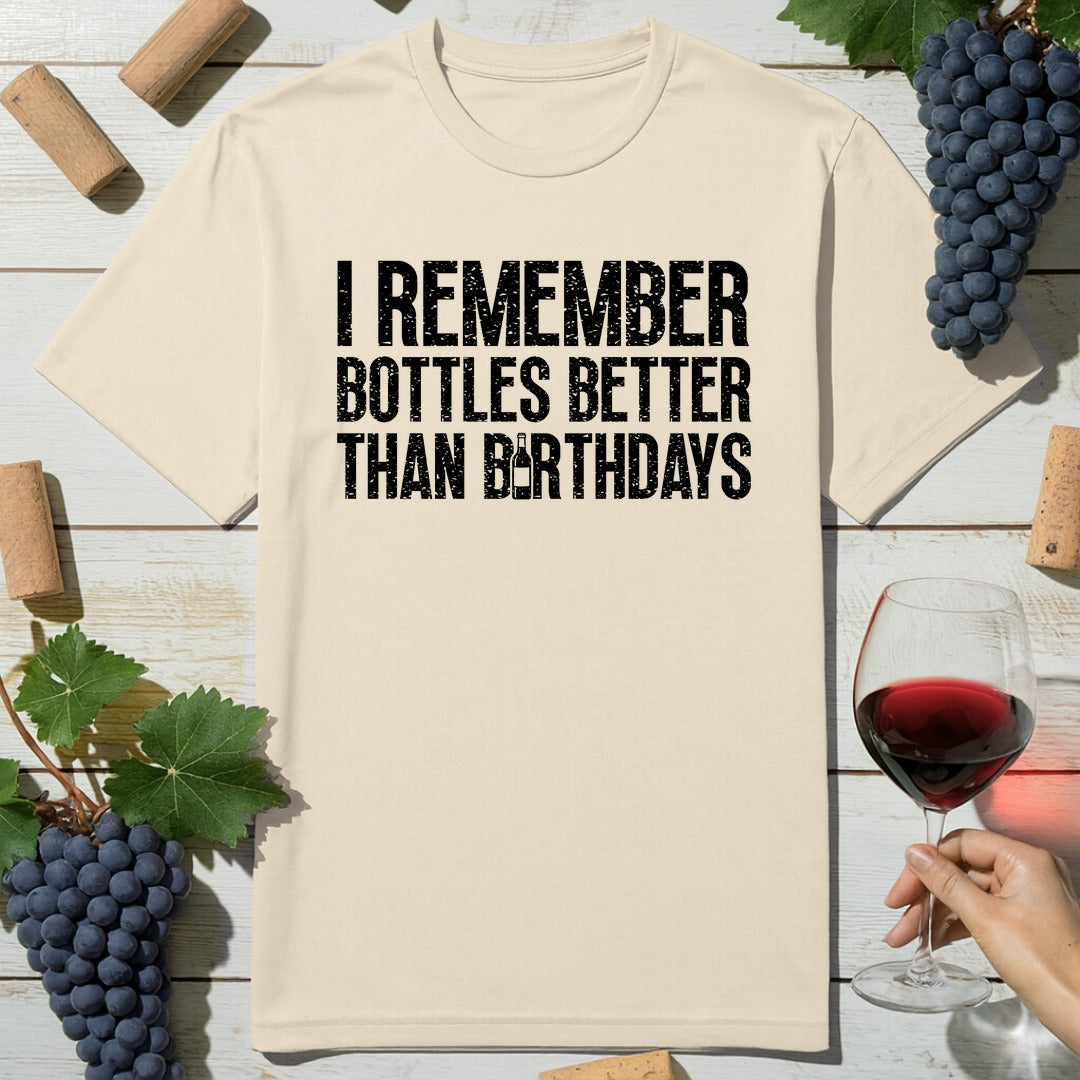 Remembering Bottles T-Shirt